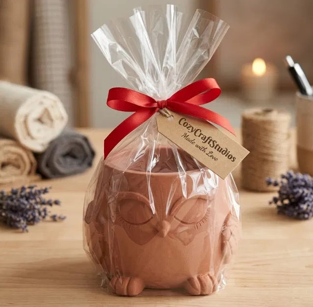 Chậu cây hình cú “Milo” ♡ - Đồ trang trí dễ thương - Image 3