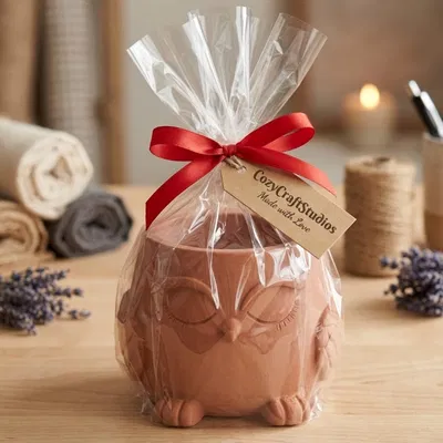 Chậu cây hình cú “Milo” ♡ - Đồ trang trí dễ thương