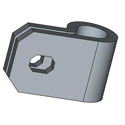 P-clip parametric - Mẫu kẹp cáp tùy chỉnh linh hoạt