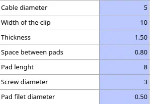 P-clip parametric - Mẫu kẹp cáp tùy chỉnh linh hoạt - Image 3