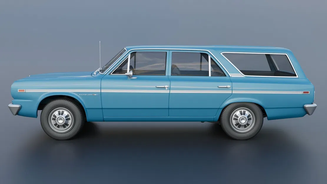Mô hình 3D AMC Rambler Station Wagon 1969 - Tinh hoa xe cổ - Image 2