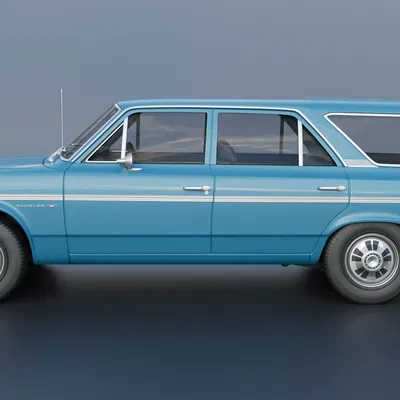 Mô hình 3D AMC Rambler Station Wagon 1969 - Tinh hoa xe cổ