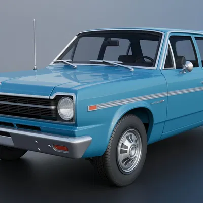 Mô hình 3D AMC Rambler Station Wagon 1969 - Tinh hoa xe cổ