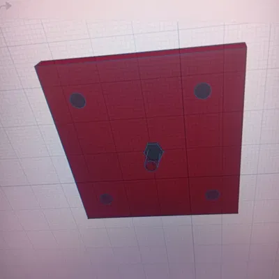 Đế gắn camera lên trần nhà (Support Camera LSC 360) in 3D