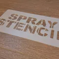 Bộ tạo khuôn stencil (Spray paint stencil maker) - Thumbnail 2