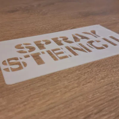 Bộ tạo khuôn stencil (Spray paint stencil maker)
