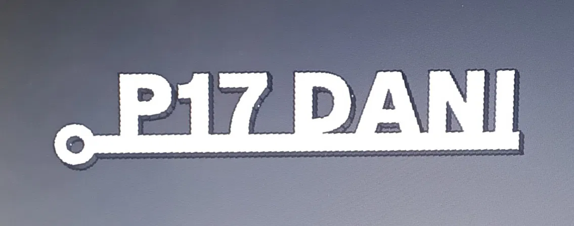 Móc khóa P17 DANI - Phụ kiện cá tính in 3D độc đáo cho nam giới - Image 1