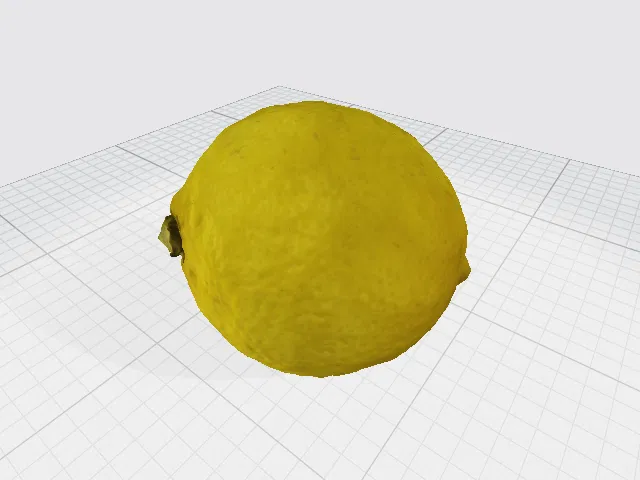 Mô hình quả chanh 3D chân thực từ công nghệ quét chuyên nghiệp - Image 1