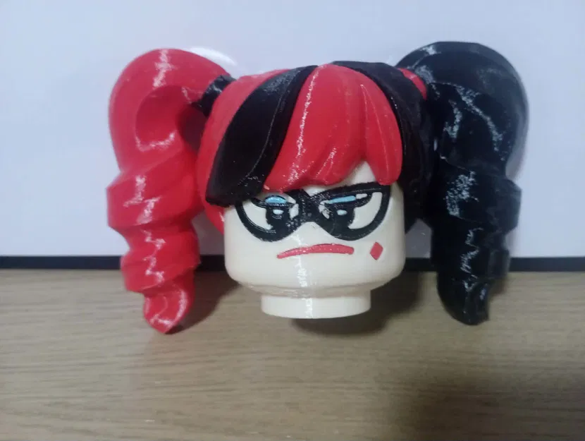 Mô hình đầu Harley Quinn cho Giant Minifig - In 3D ấn tượng - Image 3