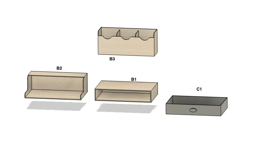 Khay để đồ đa năng ORGANIZER GT545 - Giải pháp sắp xếp bàn làm việc - Image 4
