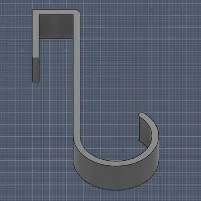 Móc treo đồ đa năng mỏng gọn 10mm cho cánh cửa tủ