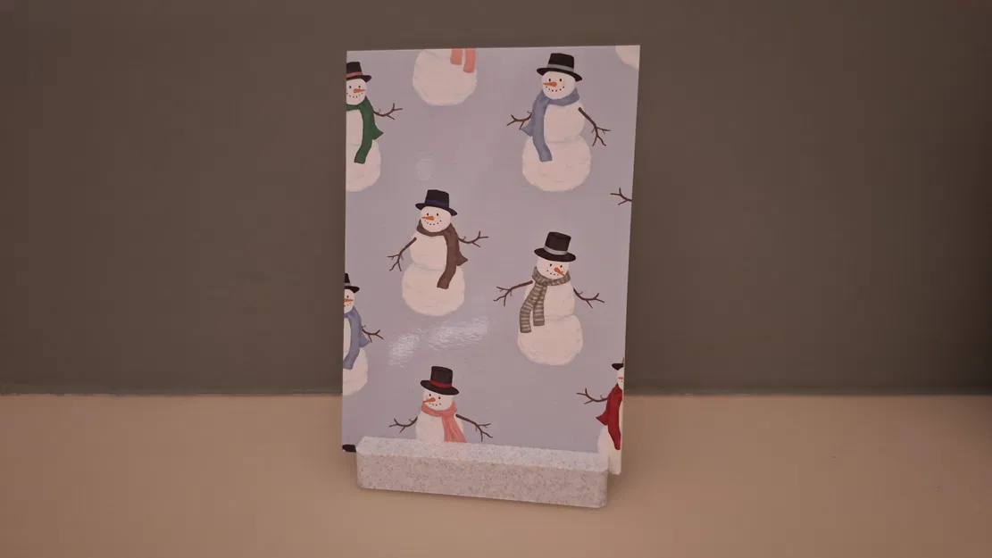 Đế cắm thẻ / Khối trưng bày ảnh tùy chỉnh (Phong cách tối giản) - Image 4