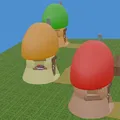 Mô hình làng Xì Trum (Smurfs Village) 3D in ấn cực xinh - Thumbnail 3