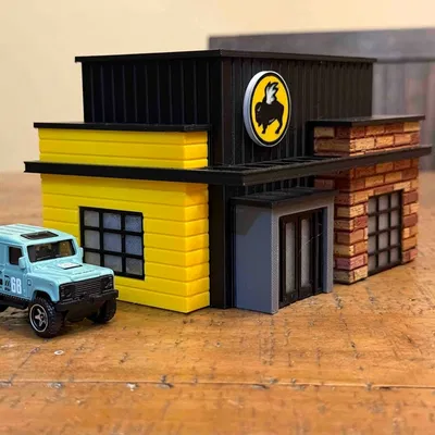 Mô hình diorama Buffalo Wild Wings tỷ lệ 1/64