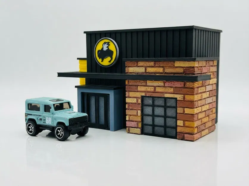 Mô hình diorama Buffalo Wild Wings tỷ lệ 1/64 - Image 4