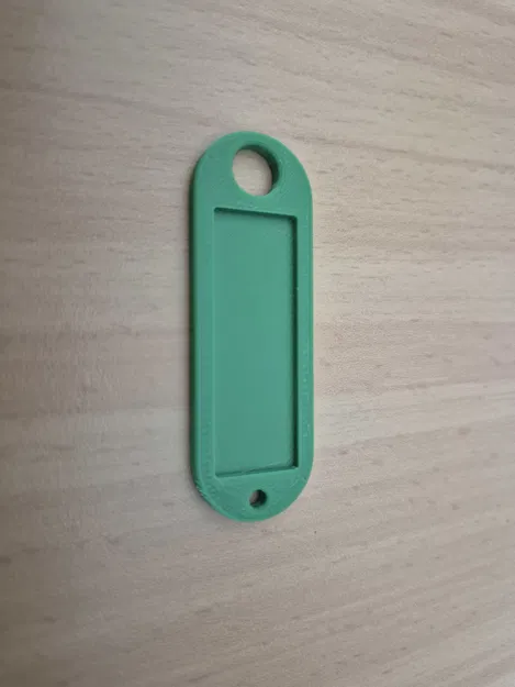 Thẻ treo chìa khóa (key fob) thiết kế tối giản, dễ in 3D - Image 1