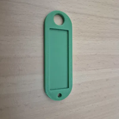 Thẻ treo chìa khóa (key fob) thiết kế tối giản, dễ in 3D