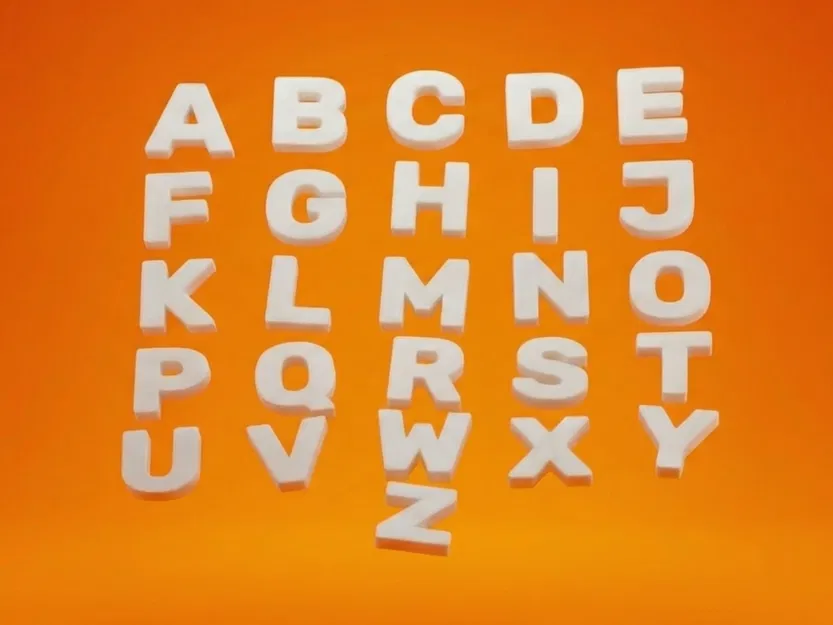 Bộ Chữ Cái 3D (A-Z) - Image 1