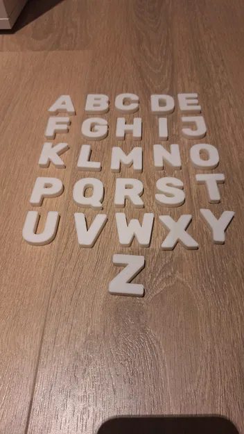 Bộ Chữ Cái 3D (A-Z) - Image 2