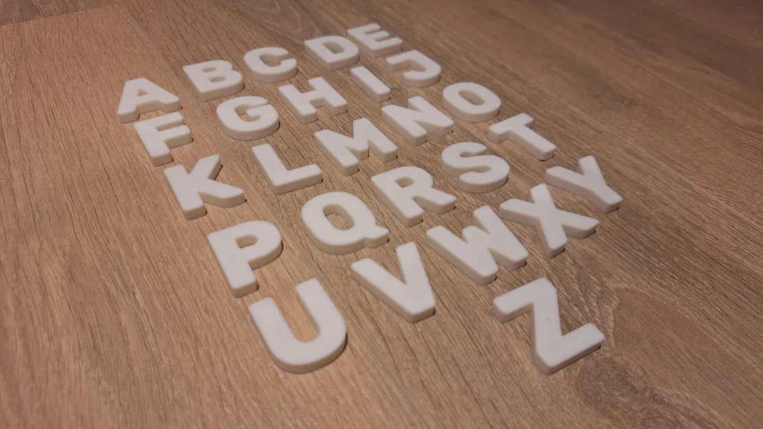 Bộ Chữ Cái 3D (A-Z) - Image 3