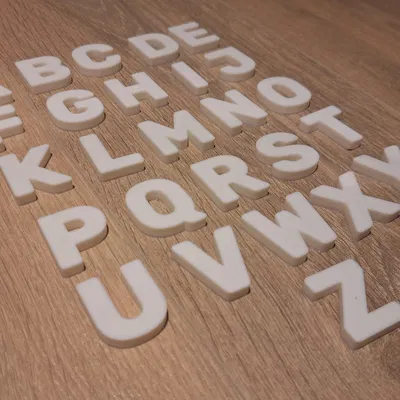 Bộ Chữ Cái 3D (A-Z)