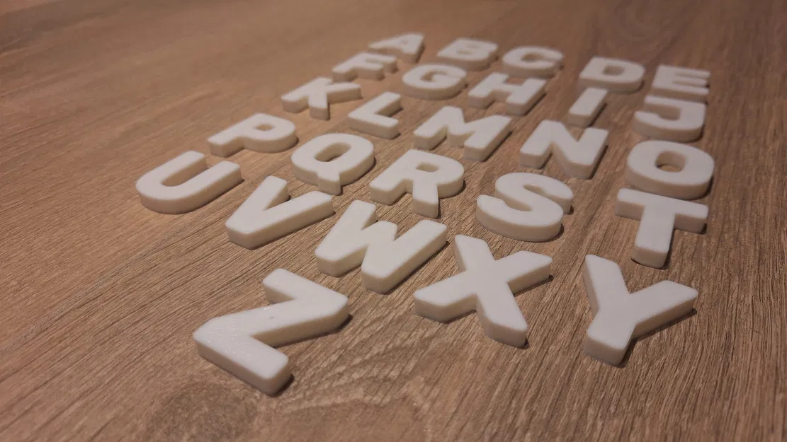 Bộ Chữ Cái 3D (A-Z) - Image 4