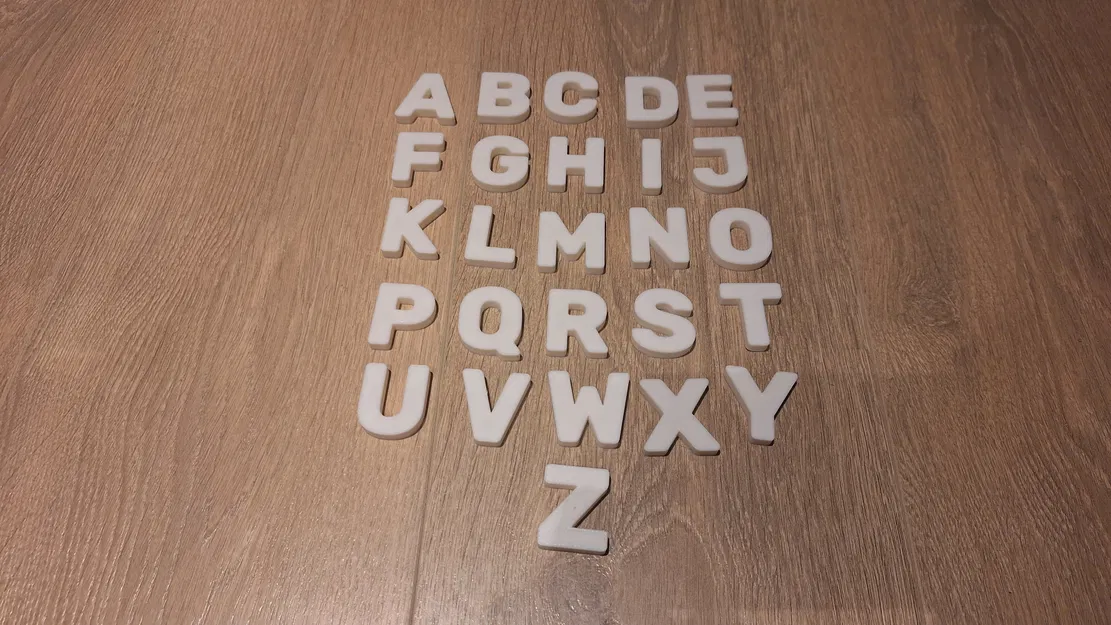 Bộ Chữ Cái 3D (A-Z) - Image 5