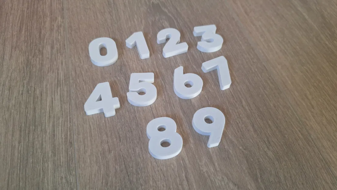 Bộ chữ số 3D (0-9) - Image 2