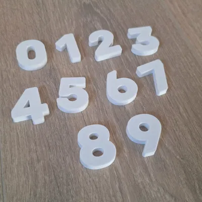 Bộ chữ số 3D (0-9)