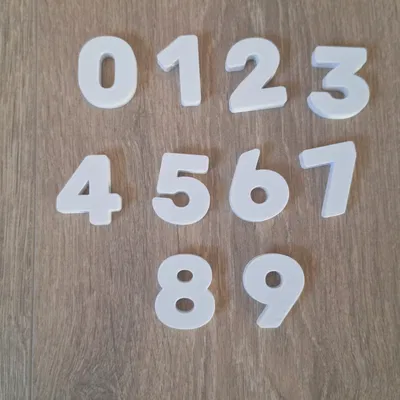 Bộ chữ số 3D (0-9)