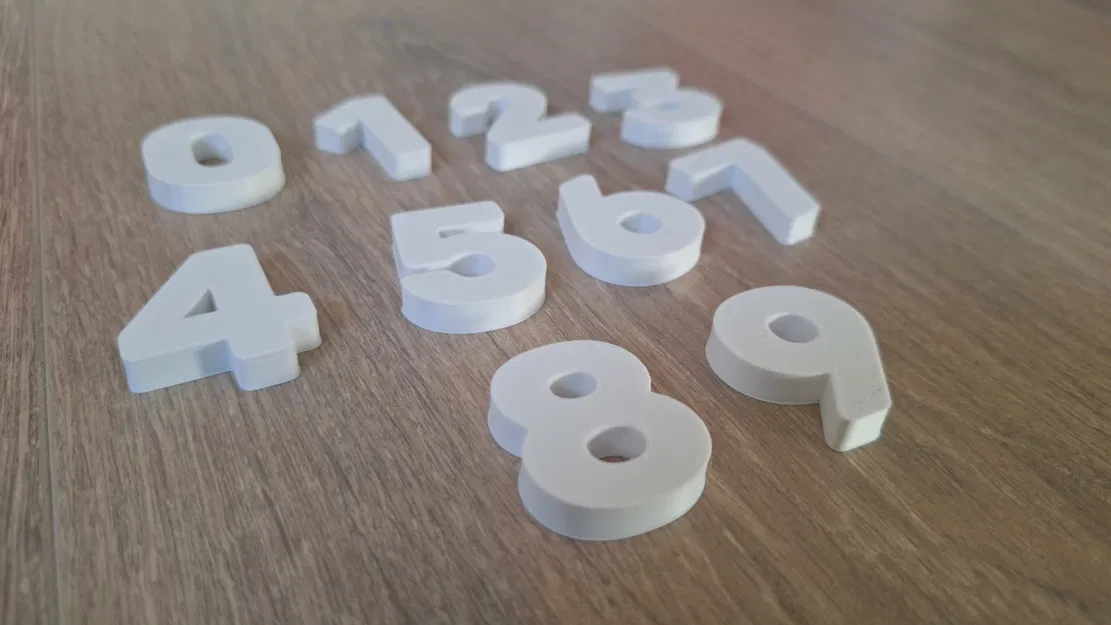 Bộ chữ số 3D (0-9) - Image 5