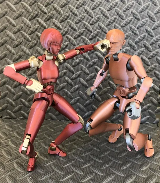 Bộ đầu mô hình Tetes de Carbon 13 F và M - Image 1