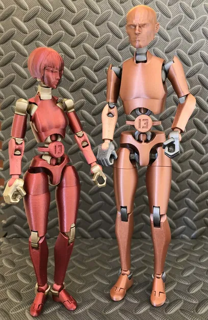 Bộ đầu mô hình Tetes de Carbon 13 F và M - Image 10