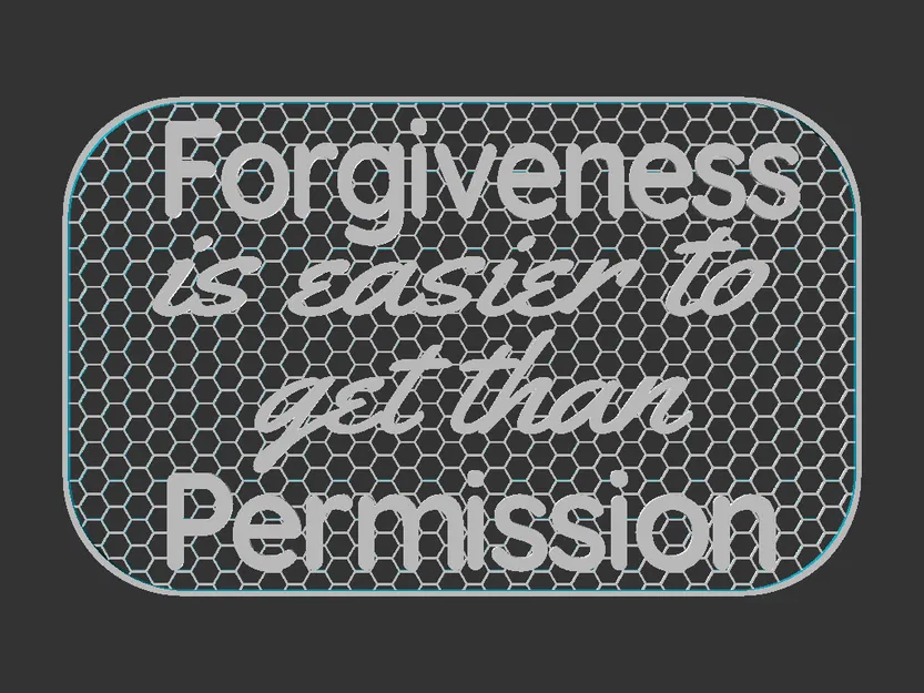 Bảng hiệu 'Forgiveness or Permission' - Image 2