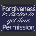 Bảng hiệu 'Forgiveness or Permission' - Thumbnail 3