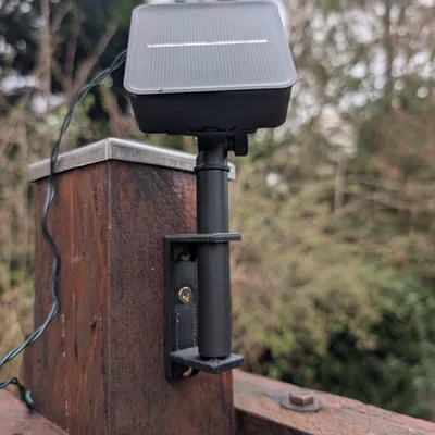 Giá treo tường cho tấm pin năng lượng mặt trời của đèn dây LED