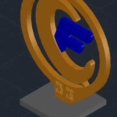 Cúp vinh danh nhà vô địch Fantacalcio 25-26 (In 3D chuyên nghiệp)