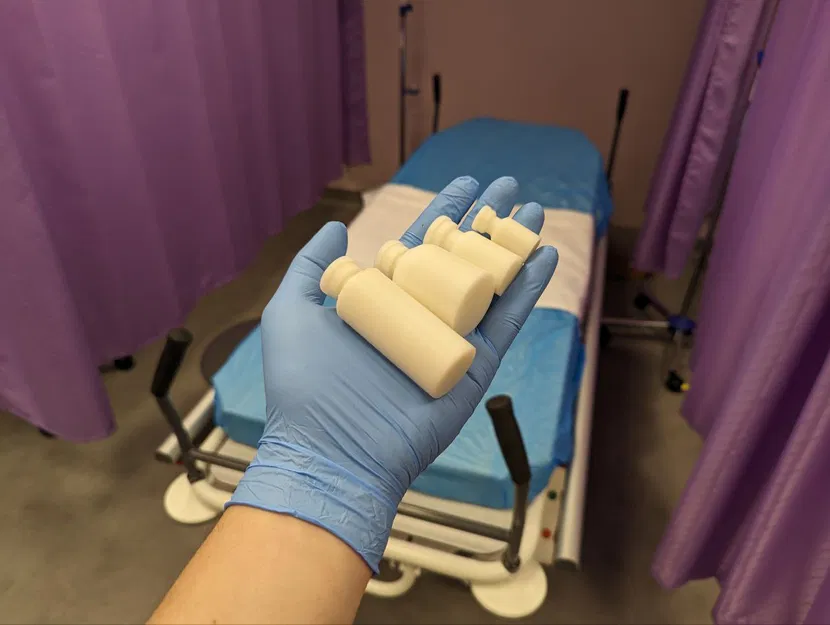 Mô hình lọ thuốc thủy tinh dùng trong mô phỏng lâm sàng - Image 1