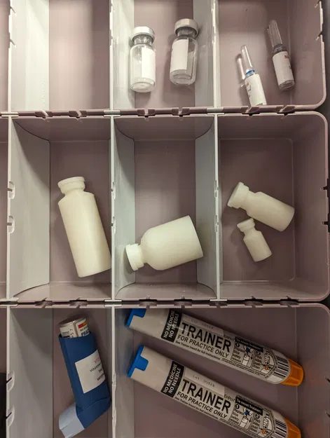 Mô hình lọ thuốc thủy tinh dùng trong mô phỏng lâm sàng - Image 2