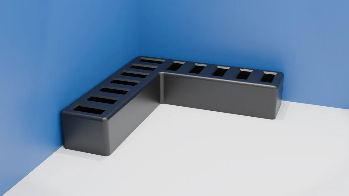 Khay Đựng USB Gắn Góc (Corner USB Holder) 13 Khe Cắm Tiện Lợi - Image 2