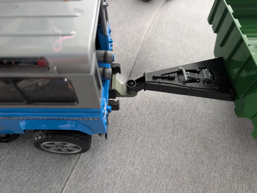 Móc kéo xe Bruder in 3D: Giải pháp thay thế phụ kiện rơ-moóc hoàn hảo - Image 1