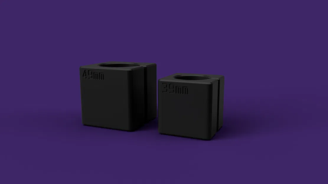 Bộ kẹp ống phuộc xe máy 3D (39mm & 49mm) dùng cho ê-tô - Image 1