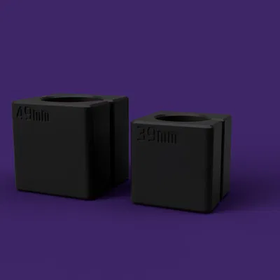 Bộ kẹp ống phuộc xe máy 3D (39mm & 49mm) dùng cho ê-tô