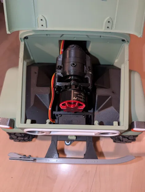 Bộ adapter gắn motor Hobbywing Quicrun Outer 3530 SL cho 3dSets Bamboo - Image 2