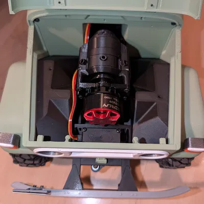 Bộ adapter gắn motor Hobbywing Quicrun Outer 3530 SL cho 3dSets Bamboo