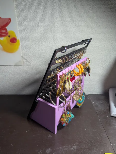 Kệ trưng bày hoa tai 3D - Giải pháp sắp xếp bông tai gọn gàng - Image 1