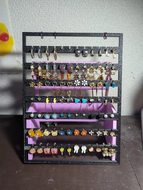 Kệ trưng bày hoa tai 3D - Giải pháp sắp xếp bông tai gọn gàng - Image 2