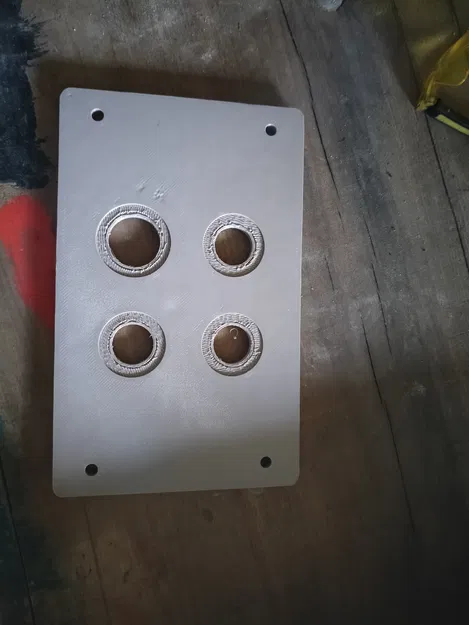 Tấm đế giữ ốc siết cáp (Cable Gland Mount) cho màng cách nhiệt - Image 2