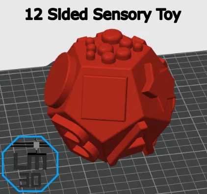 Đồ chơi giác quan 12 mặt 2 trong 1 - Image 1