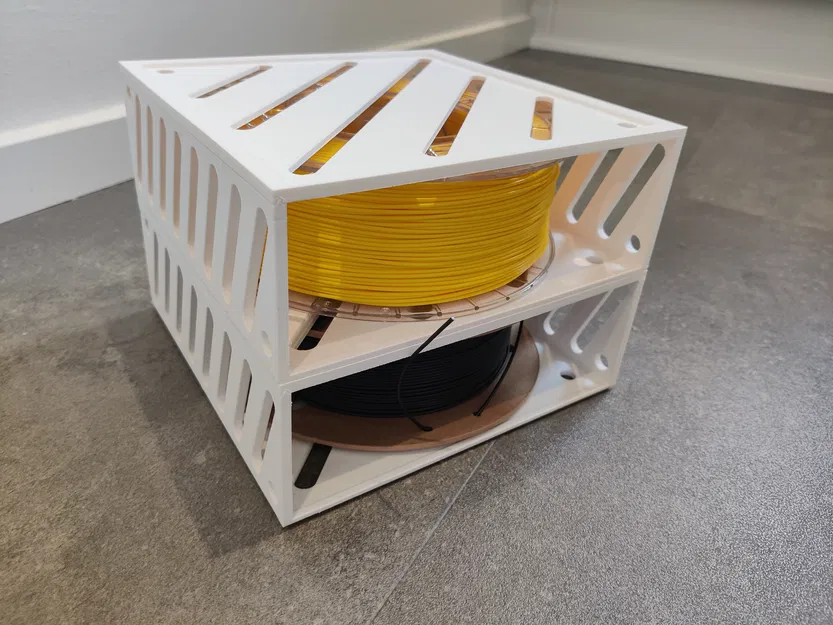 Hộp Đựng Cuộn Nhựa 1kg Xếp Chồng Được với Nắp Gài Tiện Lợi - Image 2